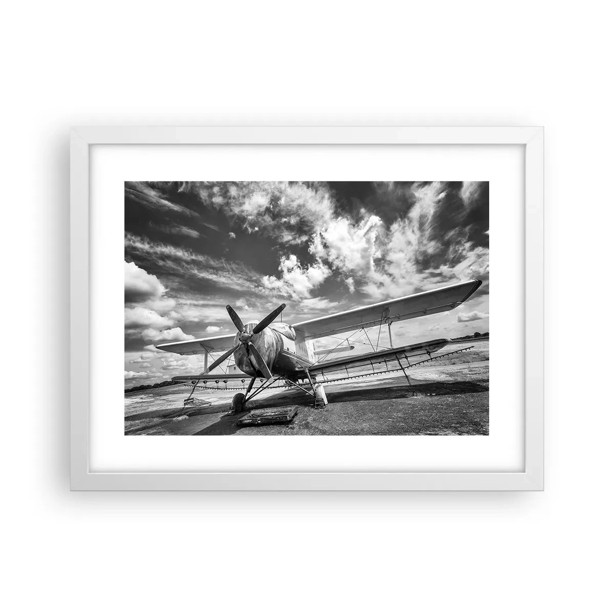 Affisch i vit ram - Jag kan inte vänta! - 40x30 cm