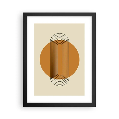 Affisch i svart ram - Perfekt plan - 30x40 cm