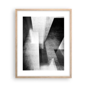 Affisch i ram av ljusek - Rummets struktur - 40x50 cm