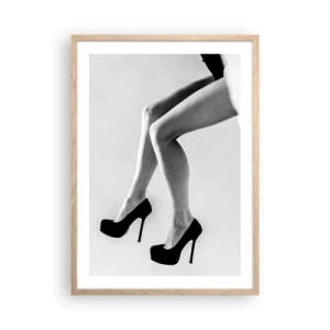 Affisch i ram av ljusek - Evig kvinnlighet - 50x70 cm