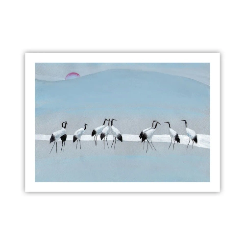 Affisch - Efter en het dag - 70x50 cm