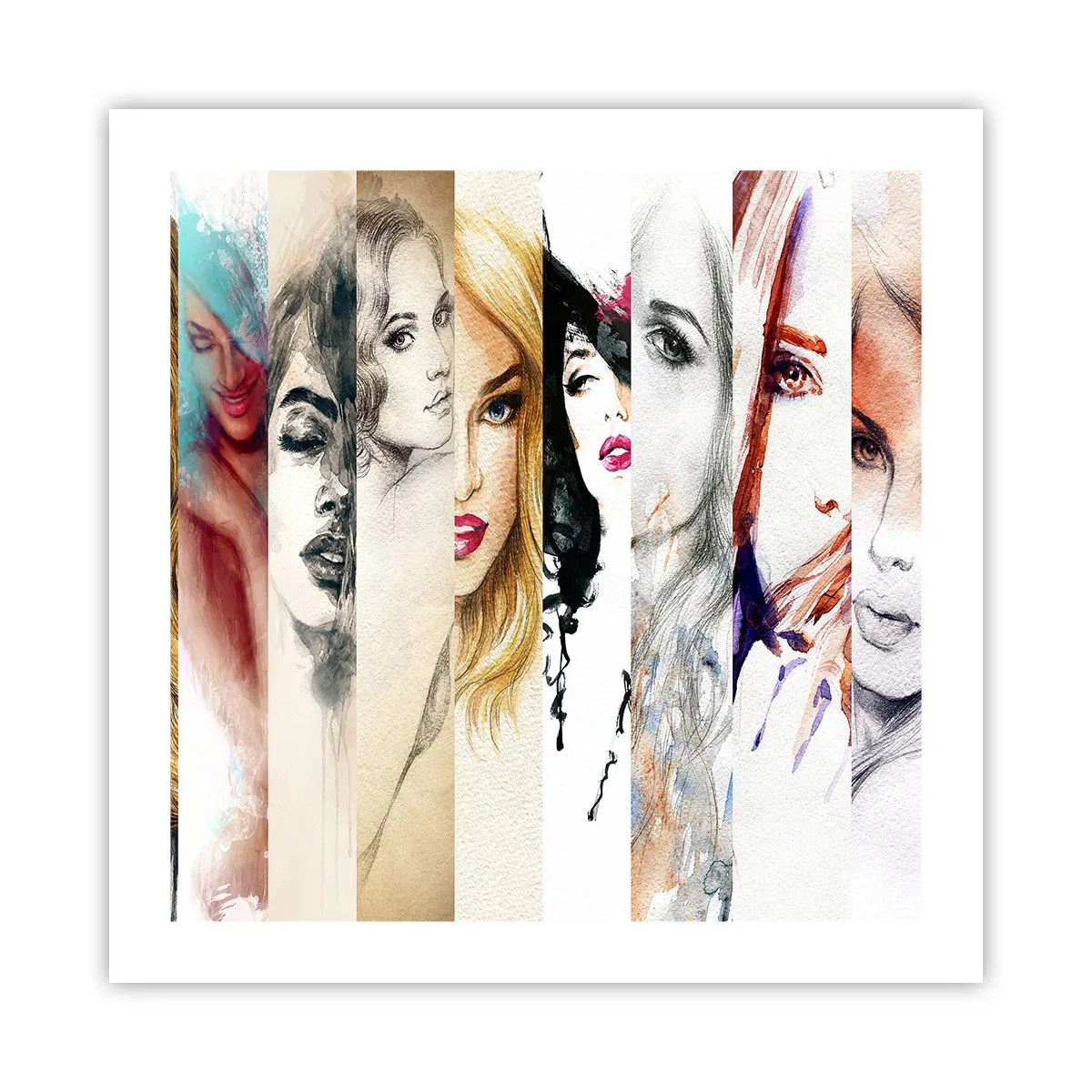 Affisch - Det är alltid DU - 50x50 cm