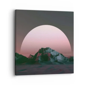 Canvastavla - Bild på duk - I den granliggande galaxen - 40x40 cm