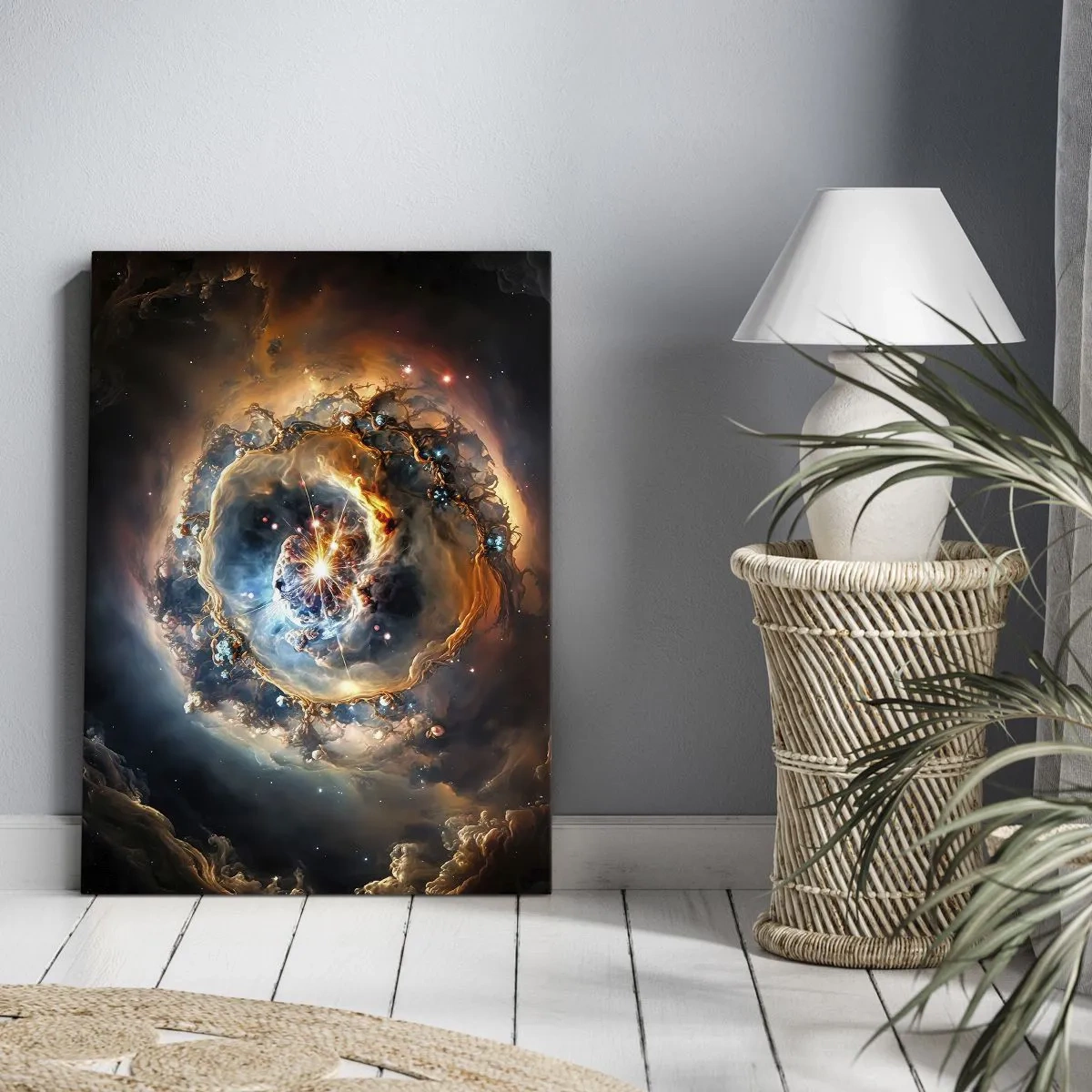 Canvastavla - Bild på duk - Början - 50x70 cm