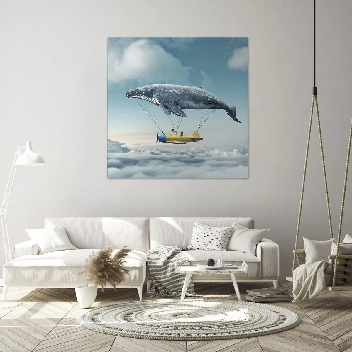 Canvastavla - Bild på duk - Varför inte? - 60x60 cm