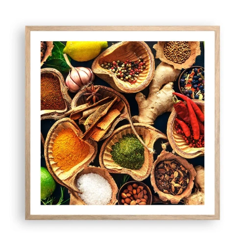 Affisch i ram av ljusek - Ta vad du vill - 60x60 cm