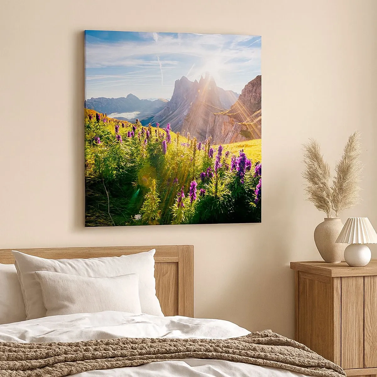 Canvastavla - Bild på duk - Örternas hemliga liv - 30x30 cm