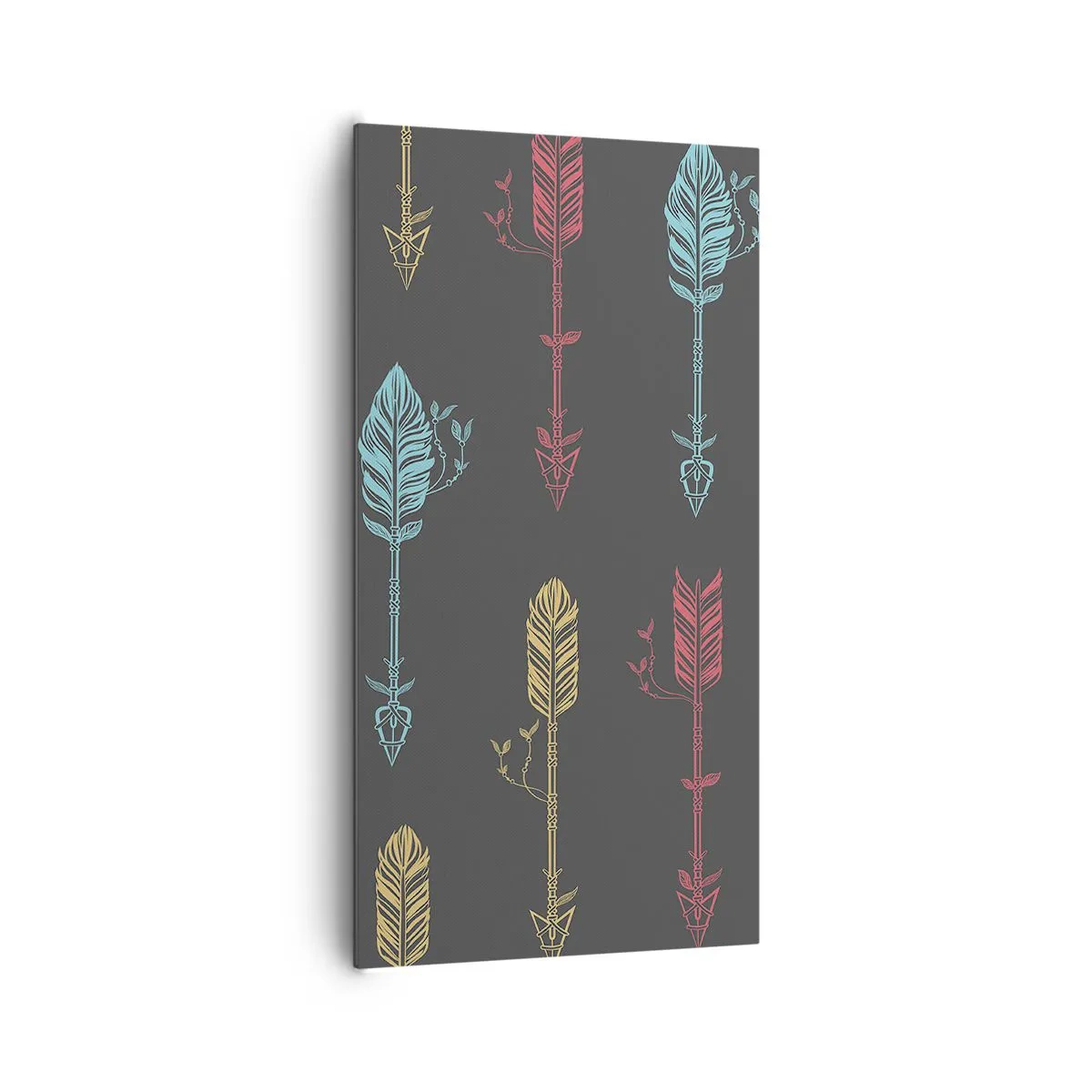 Canvastavla - Bild på duk - I ordning - 65x120 cm