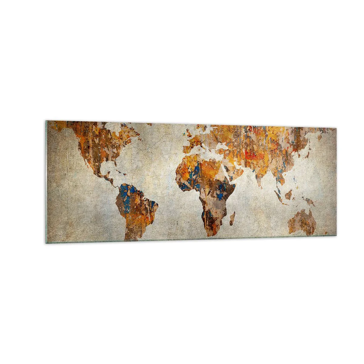 Glastavla - Bild på glas - Verkligen stor värld - 140x50 cm