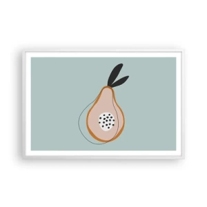 Affisch i vit ram - Att tränga in i sakens natur - 91x61 cm