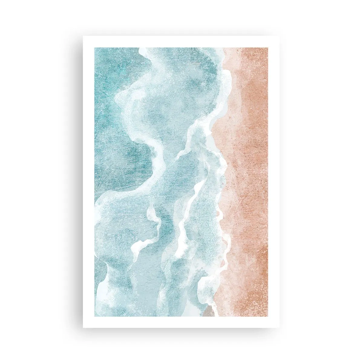 Affisch - Abstraktion i moln - 61x91 cm