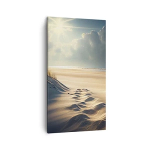 Canvastavla - Bild på duk - Lugnande landskap - 45x80 cm