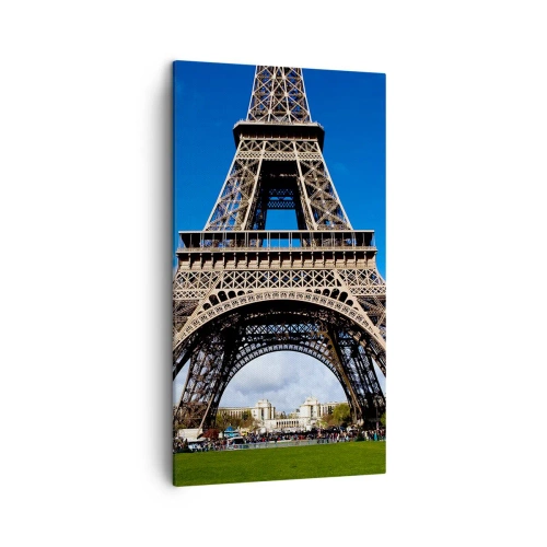 Canvastavla - Bild på duk - Hela Paris vid dess fötter - 45x80 cm
