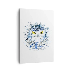 Canvastavla - Bild på duk - Rakt in i ögonen - 70x100 cm