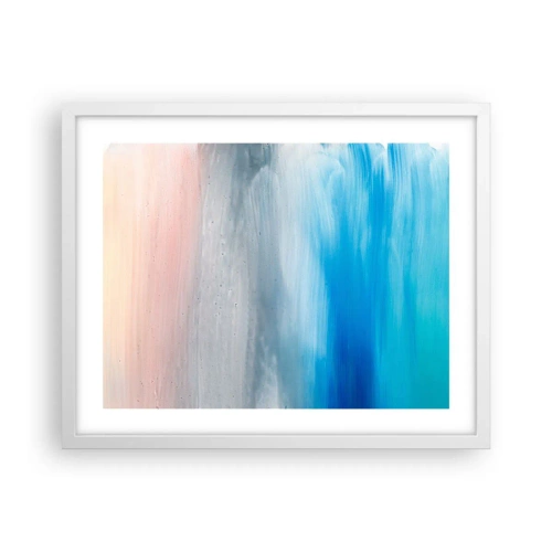 Affisch i vit ram - Element: luft - 50x40 cm