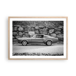 Affisch i ram av ljusek - Legend från 60-talet - 70x50 cm