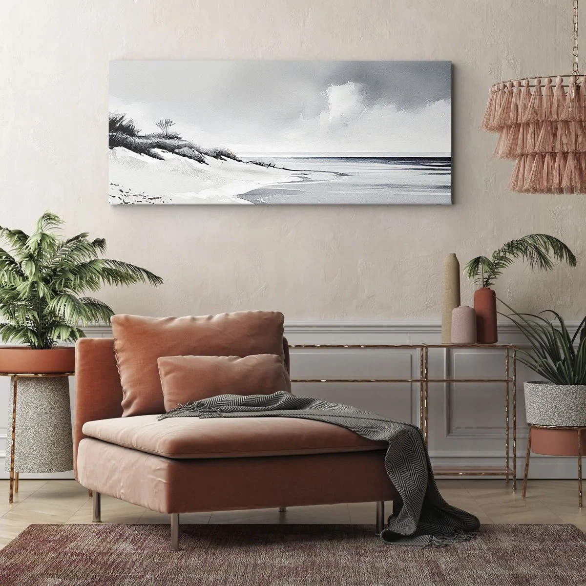 Canvastavla - Bild på duk - Alltid tillsammans - 100x40 cm