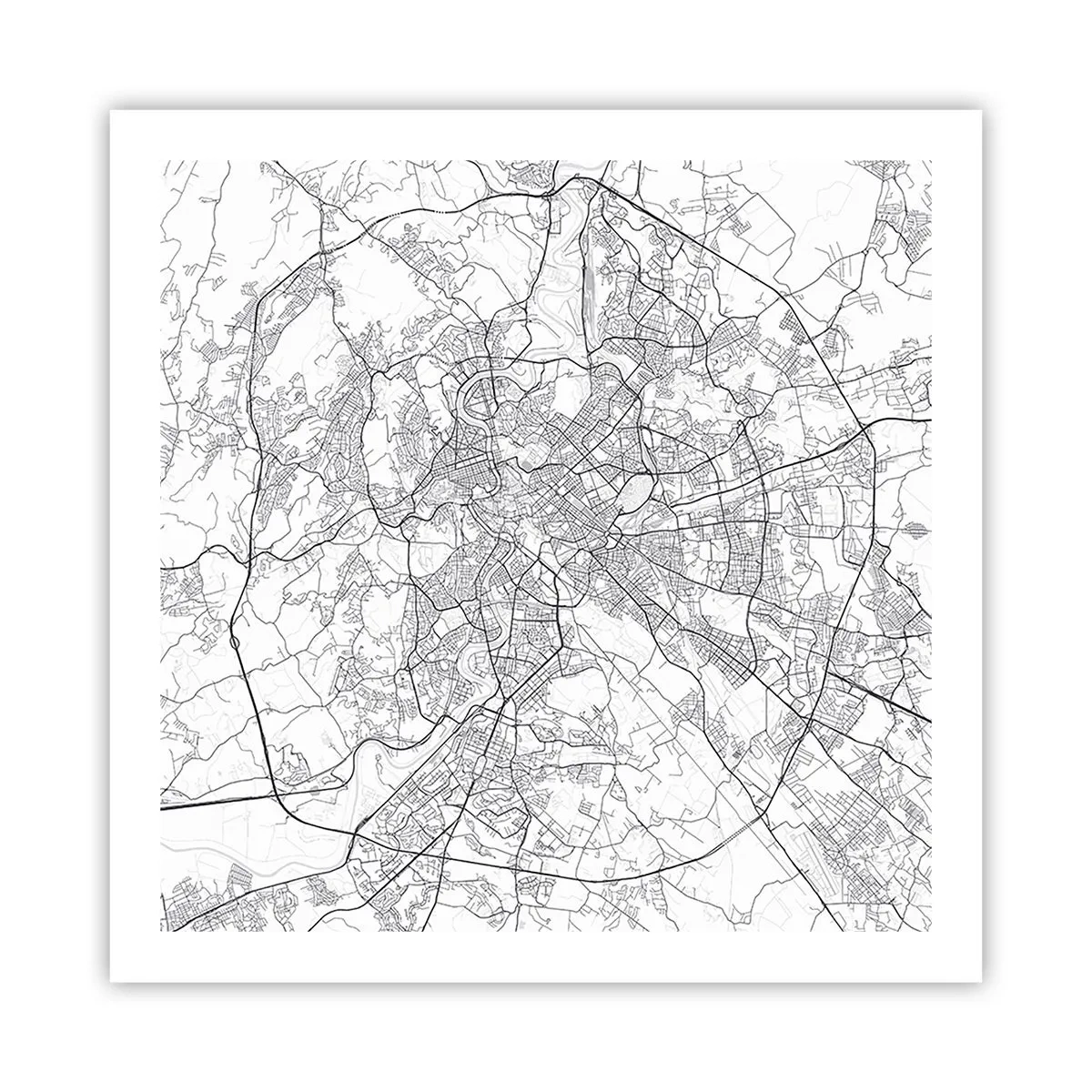 Affisch - Romersk ring - 60x60 cm