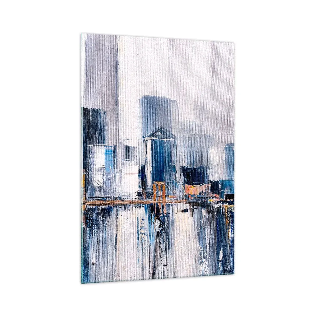 Glastavla - Bild på glas - New York-impression - 70x100 cm