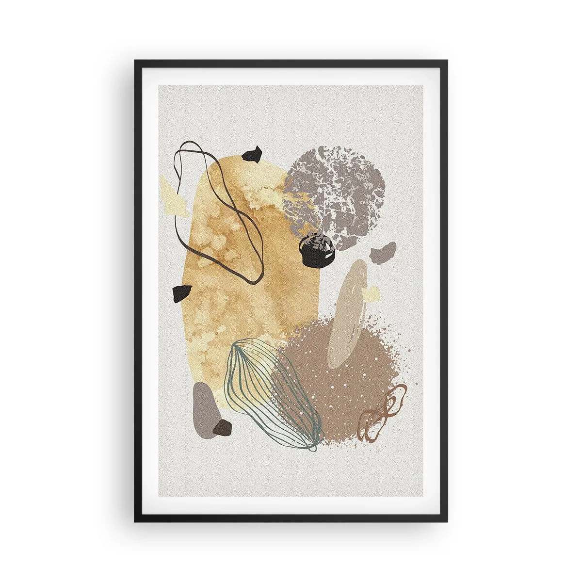 Affisch i svart ram - Olika former - 61x91 cm