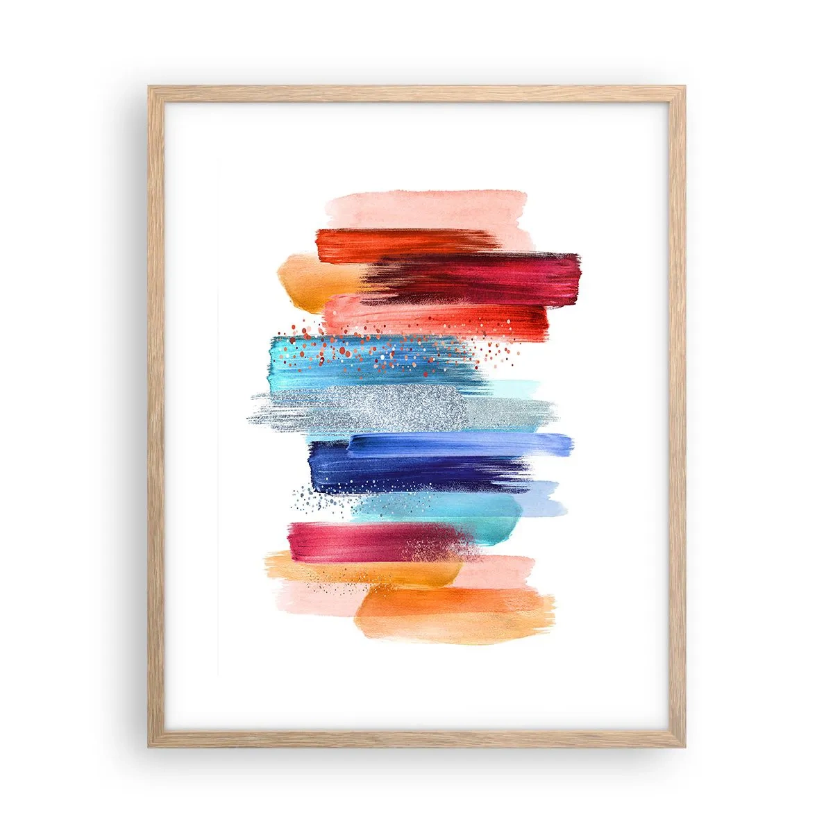 Affisch i ram av ljusek - Upp och ner  - 40x50 cm