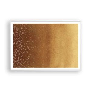 Affisch i vit ram - Ljusets födsel - 100x70 cm