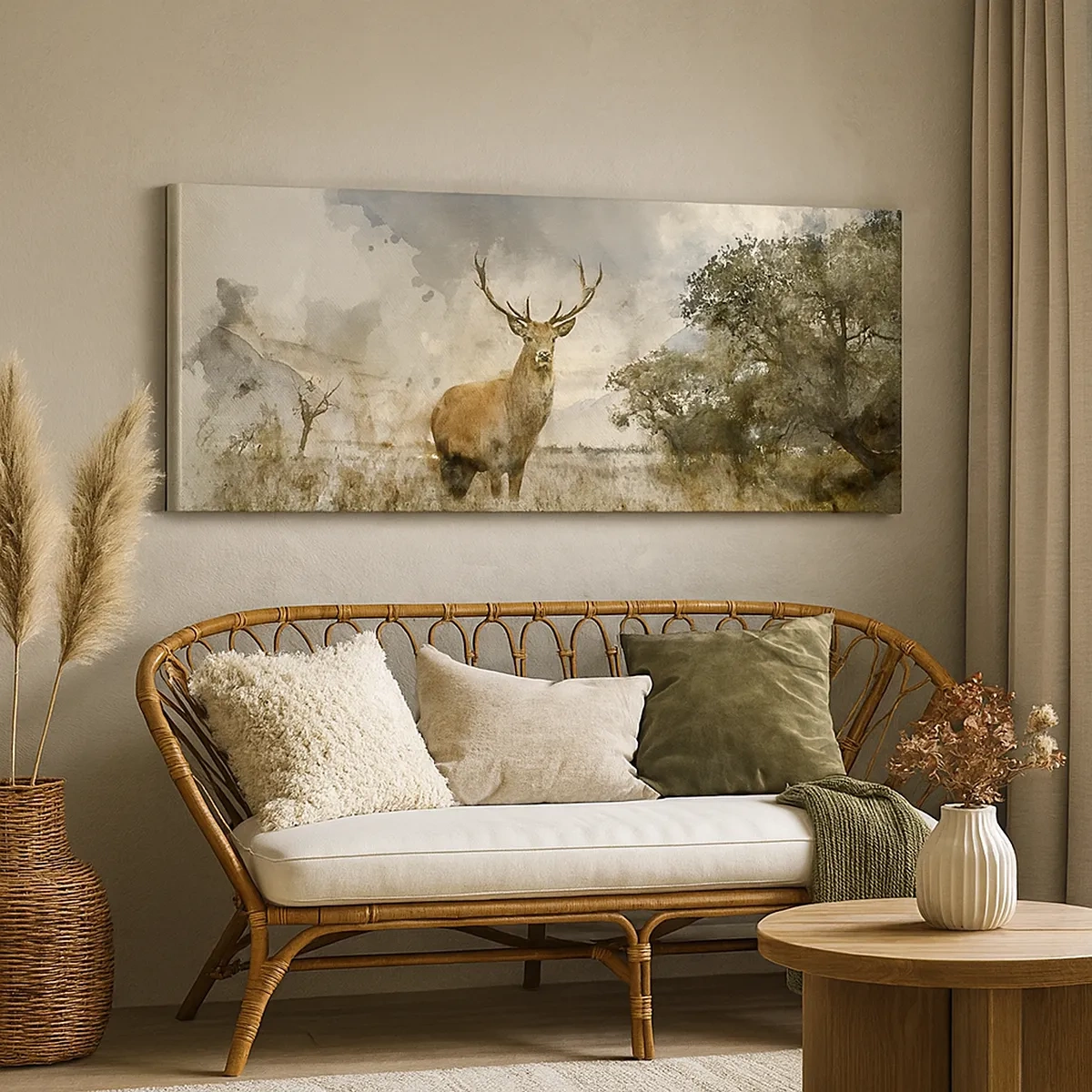 Canvastavla - Bild på duk - Värdighet - styrka - dignitet - 30x30 cm