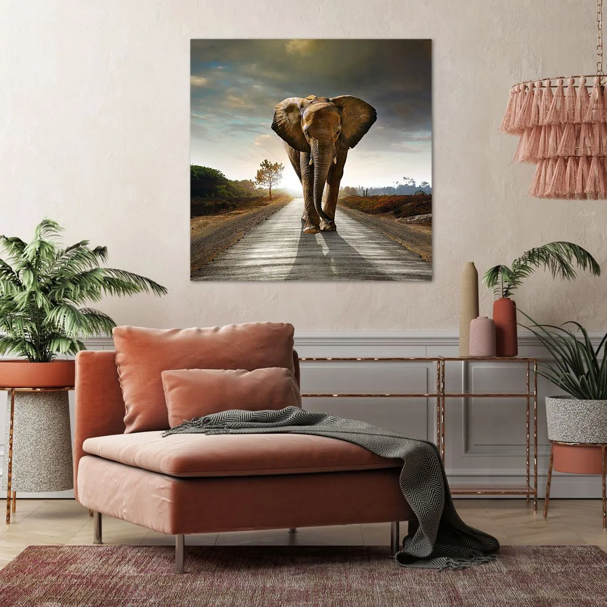 Canvastavla - Bild på duk - Inte alls i en porslinsbutik - 60x60 cm