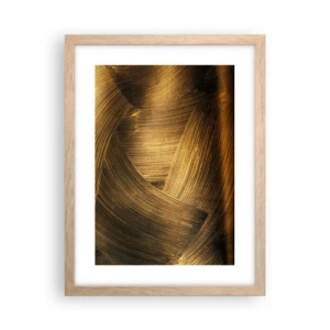Affisch i ram av ljusek - I gyllene labyrint - 30x40 cm