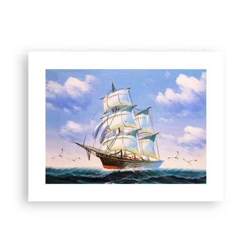 Affisch - Stolt med vinden - 40x30 cm