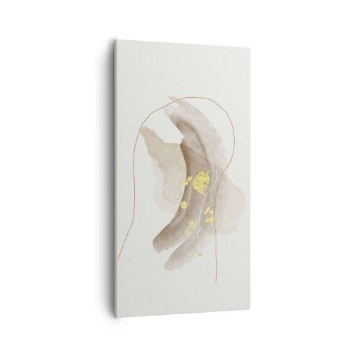 Canvastavla - Bild på duk - Träffat i rummet - 55x100 cm