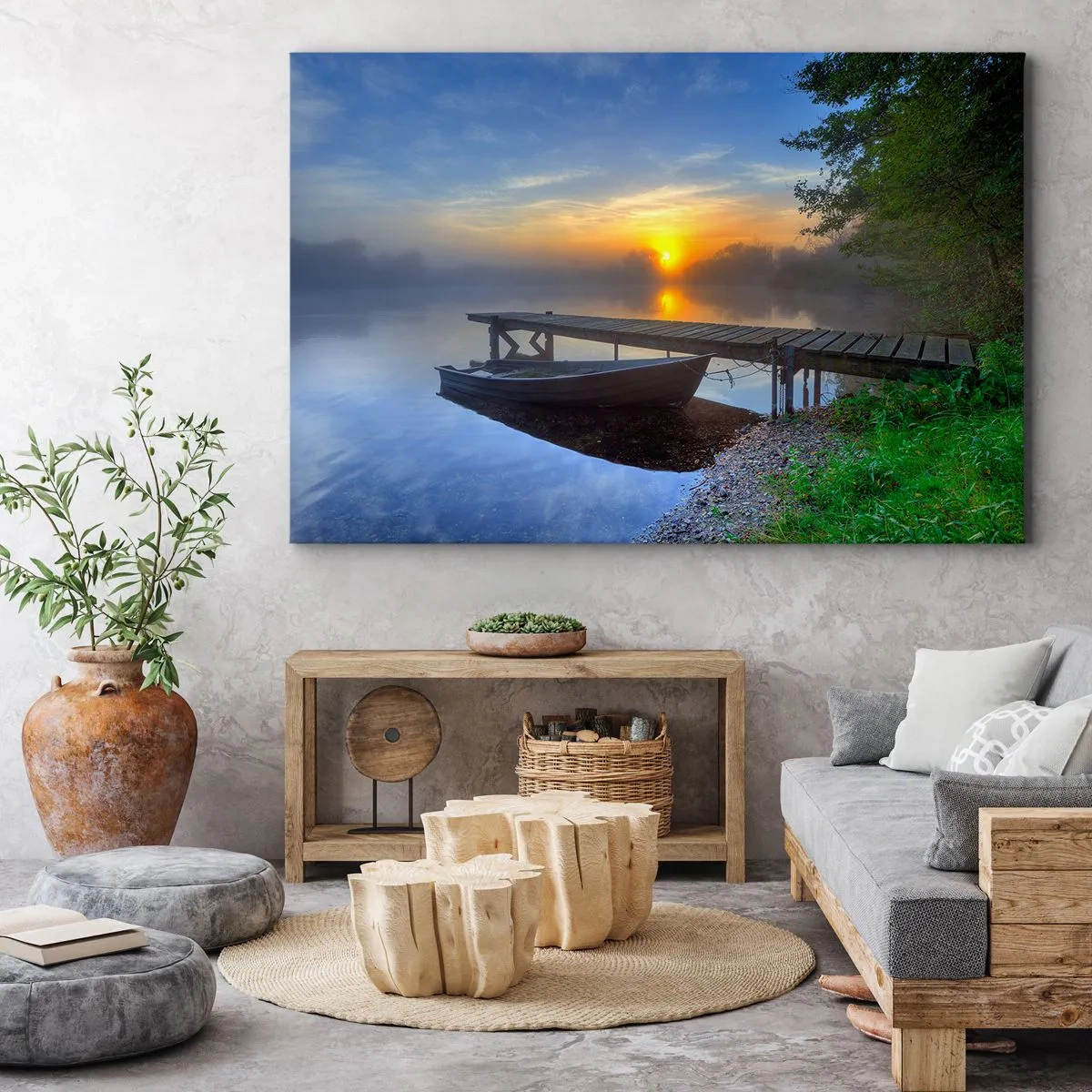 Canvastavla - Bild på duk - Det vanliga förvandlas till det magiska - 100x70 cm