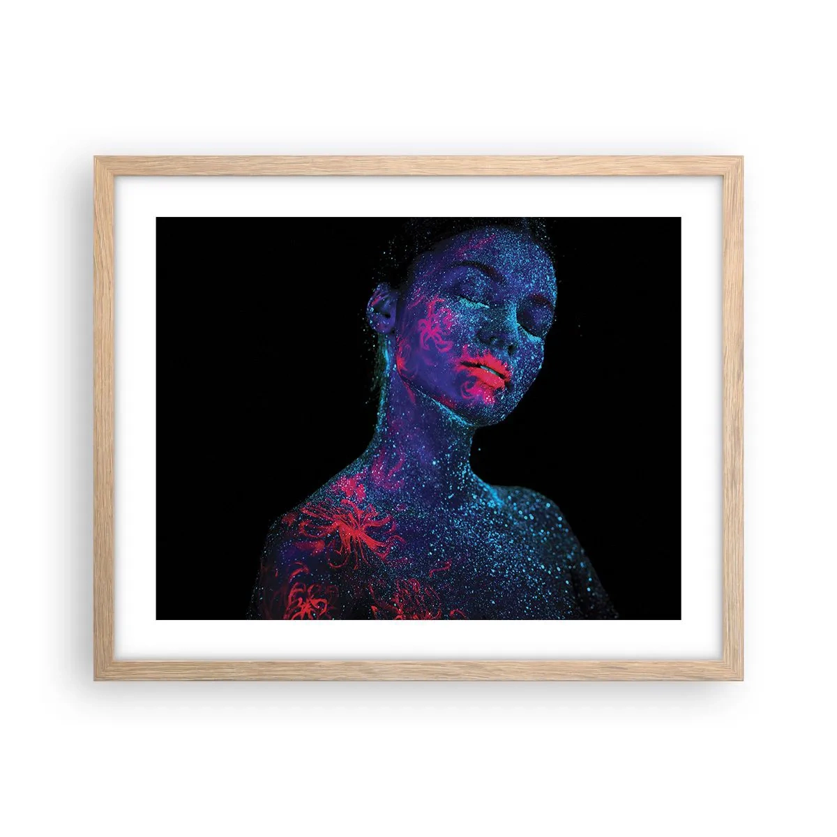 Affisch i ram av ljusek - I sjärndammet - 50x40 cm