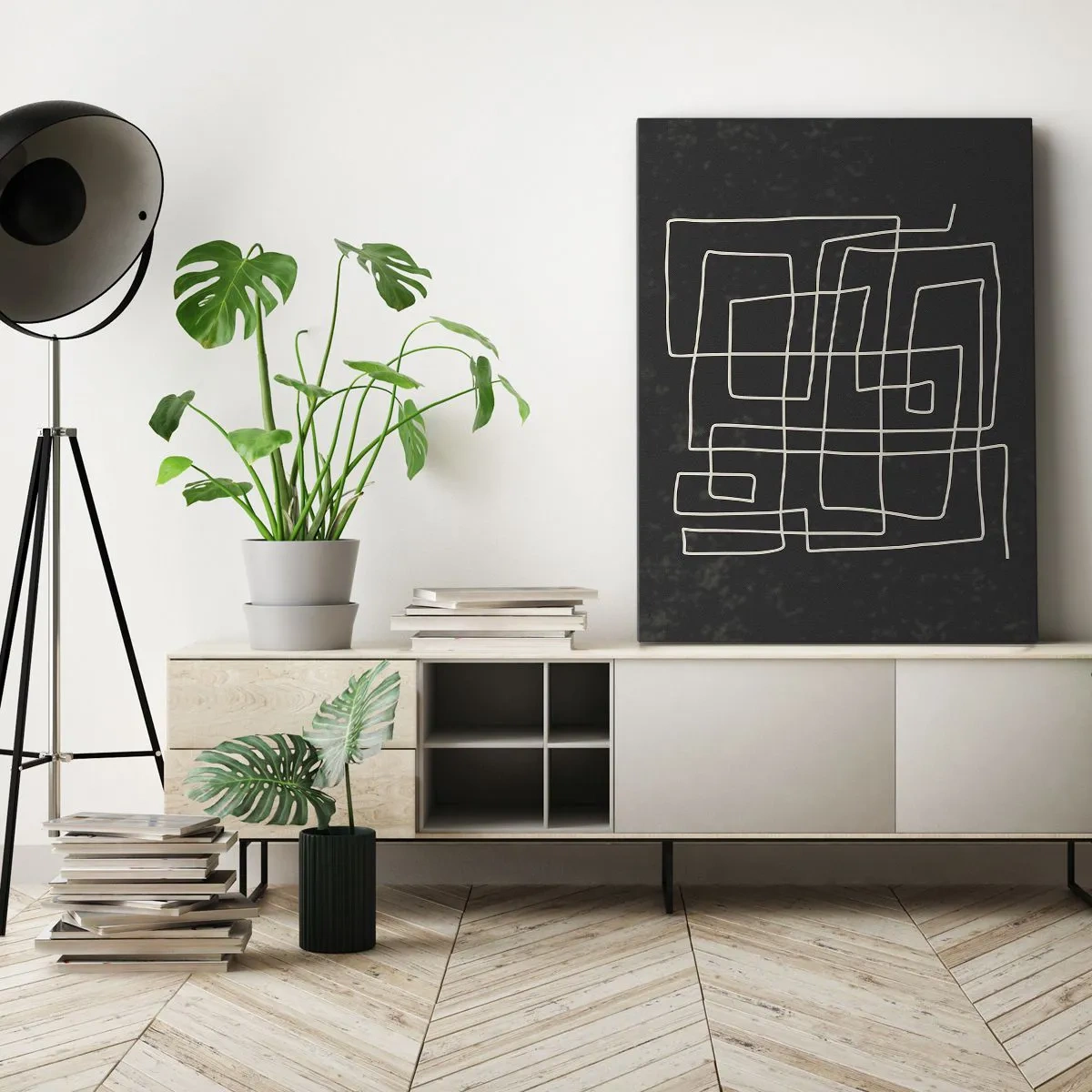 Canvastavla - Bild på duk - Inte så enkelt - 70x100 cm