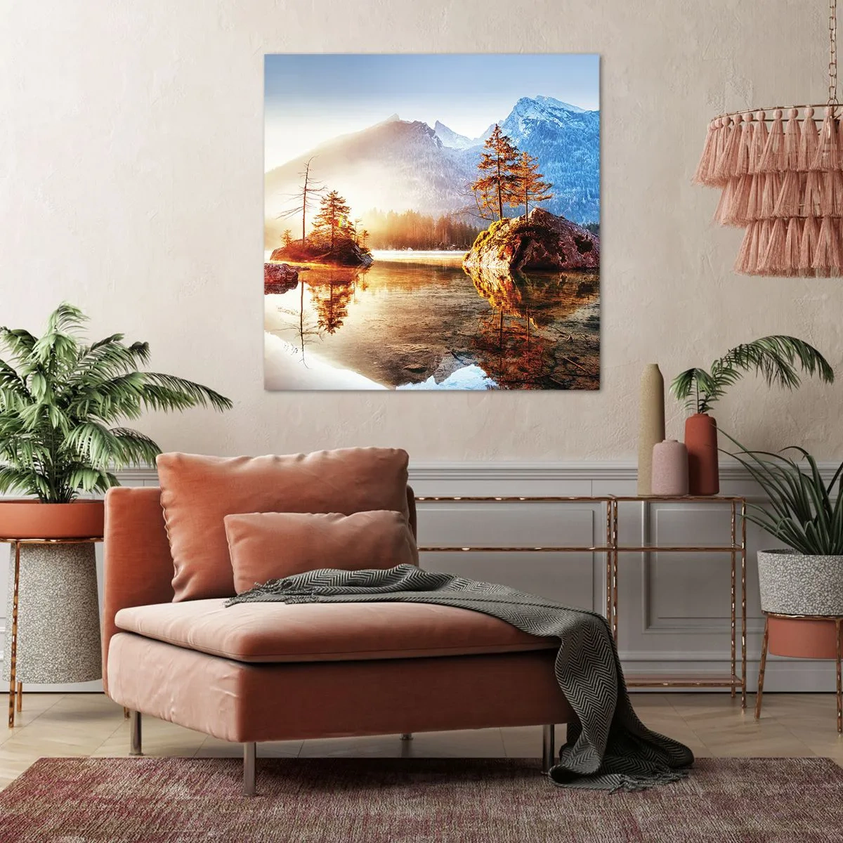 Canvastavla - Bild på duk - Naturen i ett nytt ljus - 30x30 cm