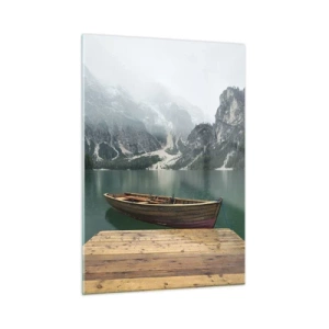 Glastavla - Bild på glas - Naturens mäktighet - 50x70 cm