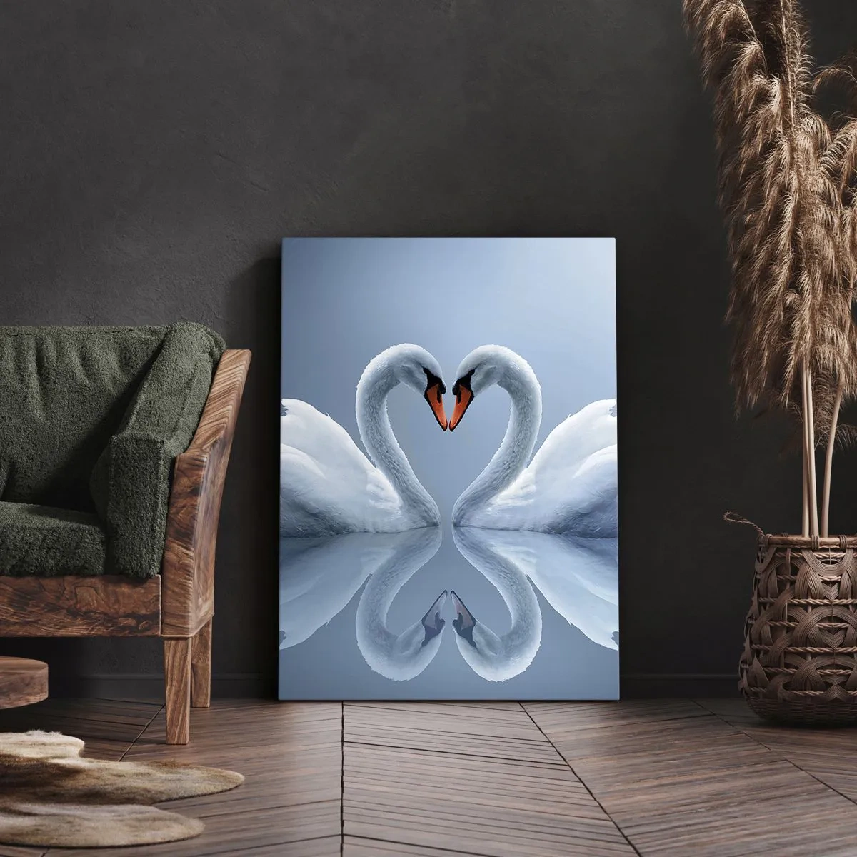 Canvastavla - Bild på duk - Tid för kärlek - 50x70 cm