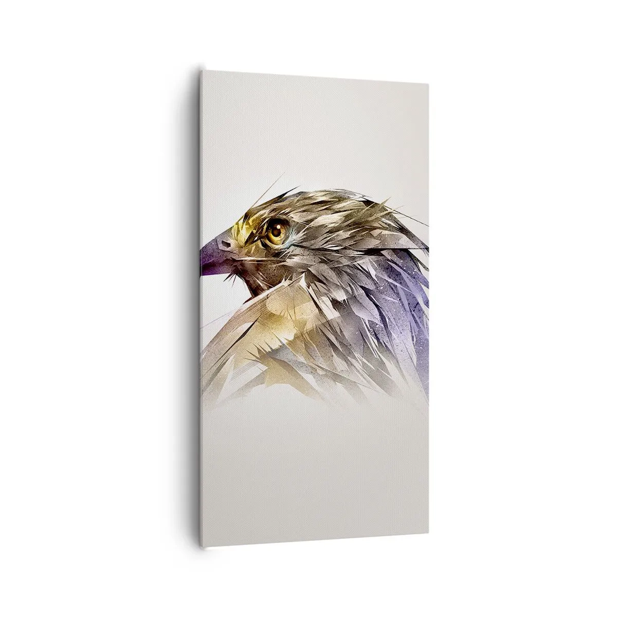 Canvastavla - Bild på duk - En kämpes porträtt - 65x120 cm