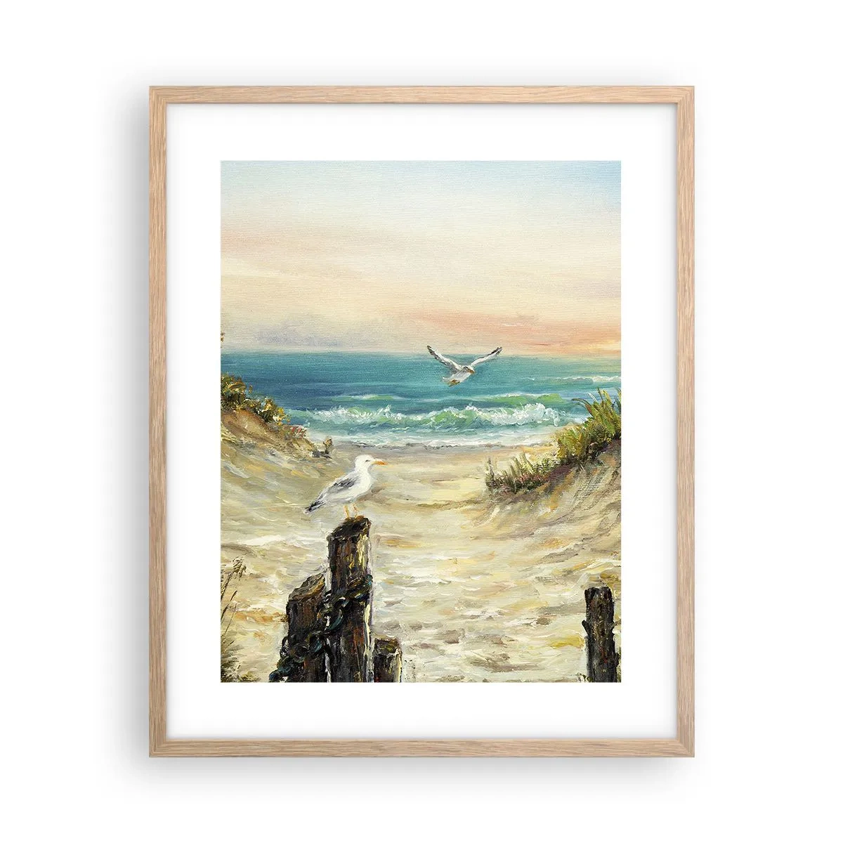 Affisch i ram av ljusek - Vindstilla - 40x50 cm