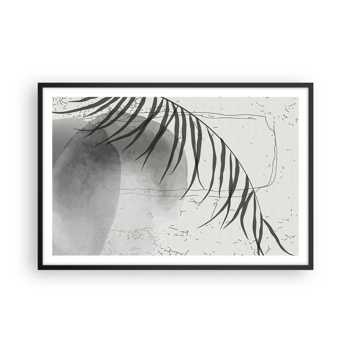 Affisch i svart ram - Den subtila exotismen i naturen - 91x61 cm