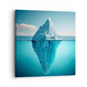 Canvastavla - Bild på duk - Isdrottning - 30x30 cm