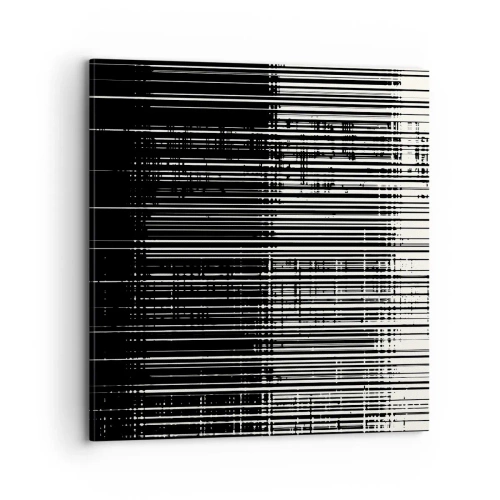 Canvastavla - Bild på duk - Vågor och vibrationer - 70x70 cm