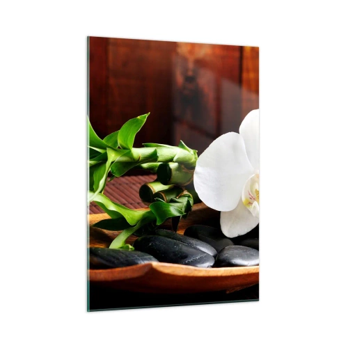 Glastavla - Bild på glas - Bli berörd av naturen - 50x70 cm