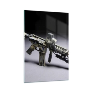 Glastavla - Bild på glas - Alltid farlig - 70x100 cm