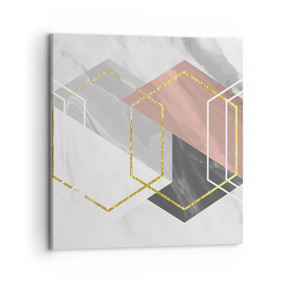 Canvastavla - Bild på duk - Kedjekomposition - 70x70 cm