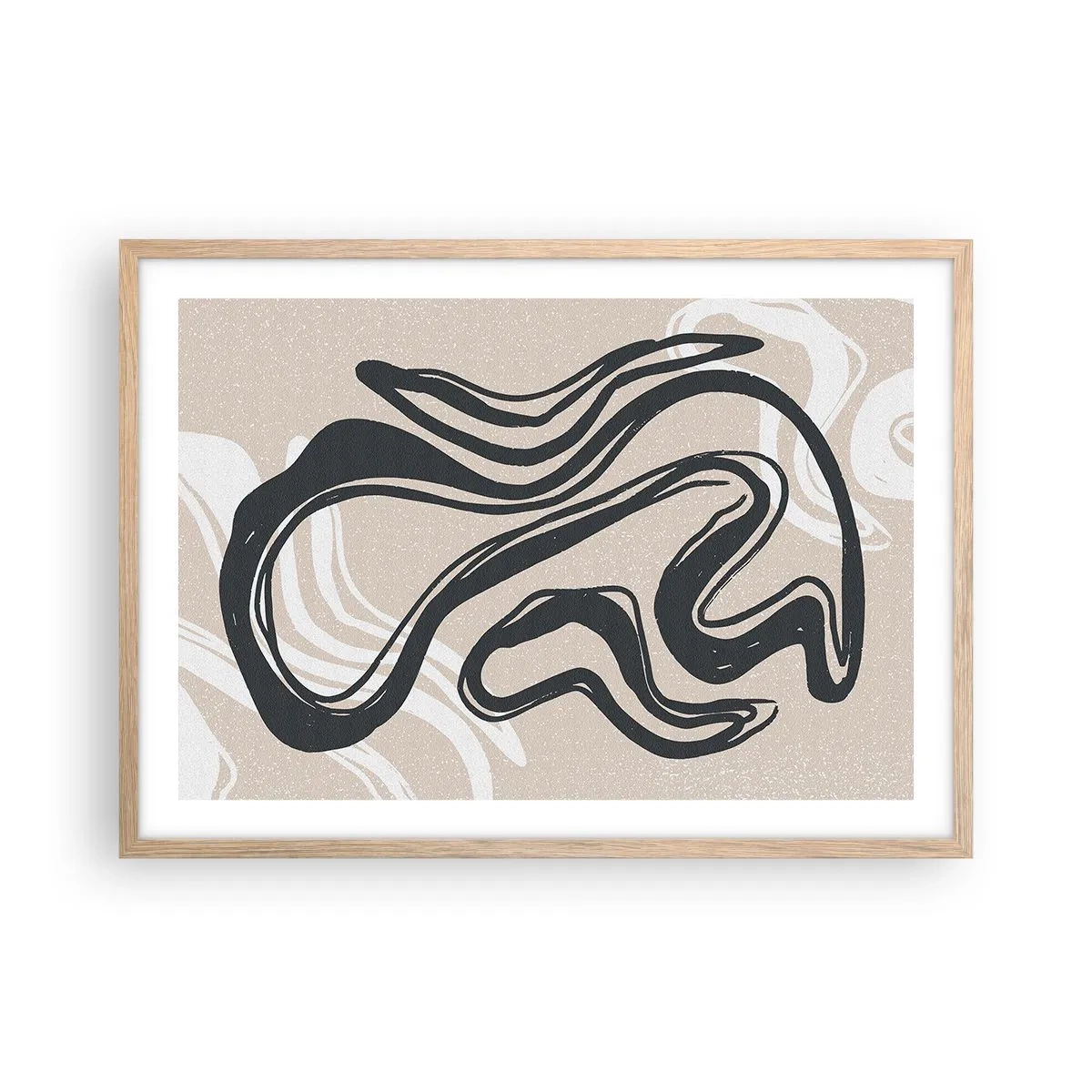 Affisch i ram av ljusek - Mångfaldigt uttryck - 70x50 cm