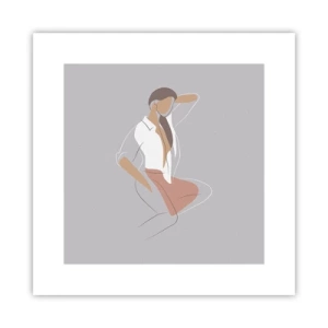 Affisch - Charmens kontur - 30x30 cm