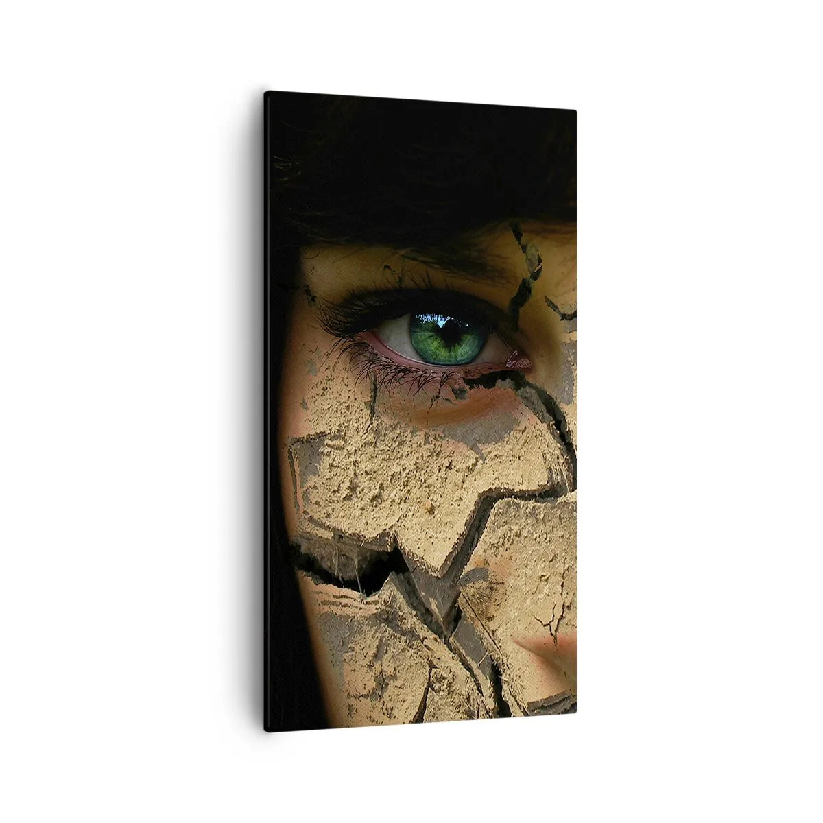 Canvastavla - Bild på duk - Beundran och skräck samtidigt - 55x100 cm
