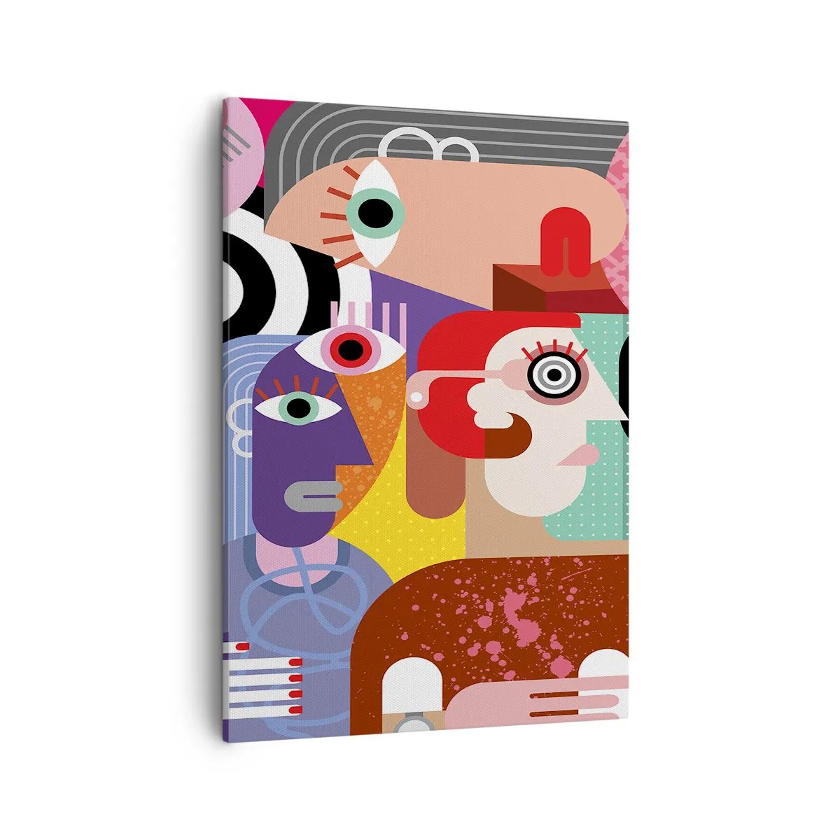 Canvastavla - Bild på duk - Vi är från Picasso - 50x70 cm