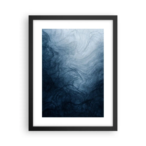 Affisch i svart ram - Nå djupt in - 30x40 cm